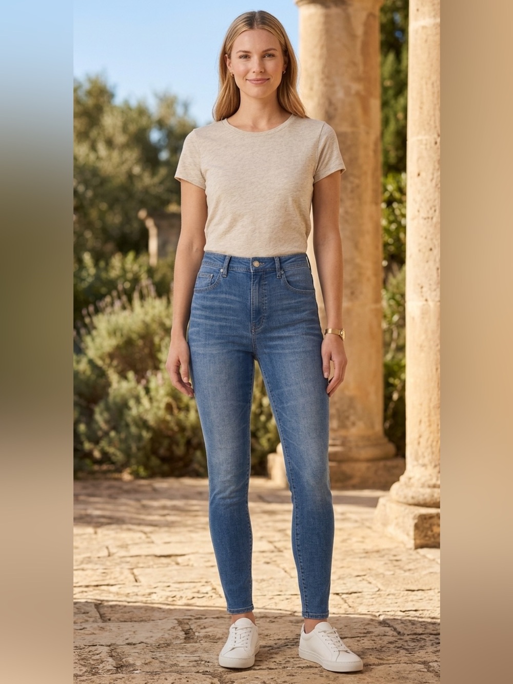 Pilcro & the letterpress anthropology High rise supper crisp stretch jeans Sz 29